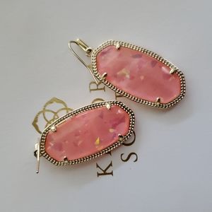 Kendra Scott Elle Gold Drops Pink
